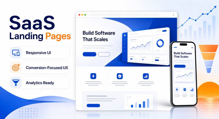 I will design a conversion-focused SaaS landing page and product website